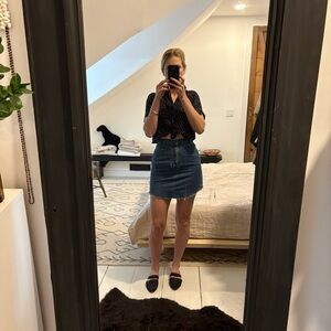 Vintage Calvin Klein Denim Mini Skirt